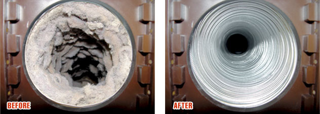 Before & After Duct Cleaning, Jacksonville, FL
